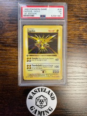 1999 Pokemon Game 16 Zapdos Holo 1st Edition Base Set PSA 5 52581991